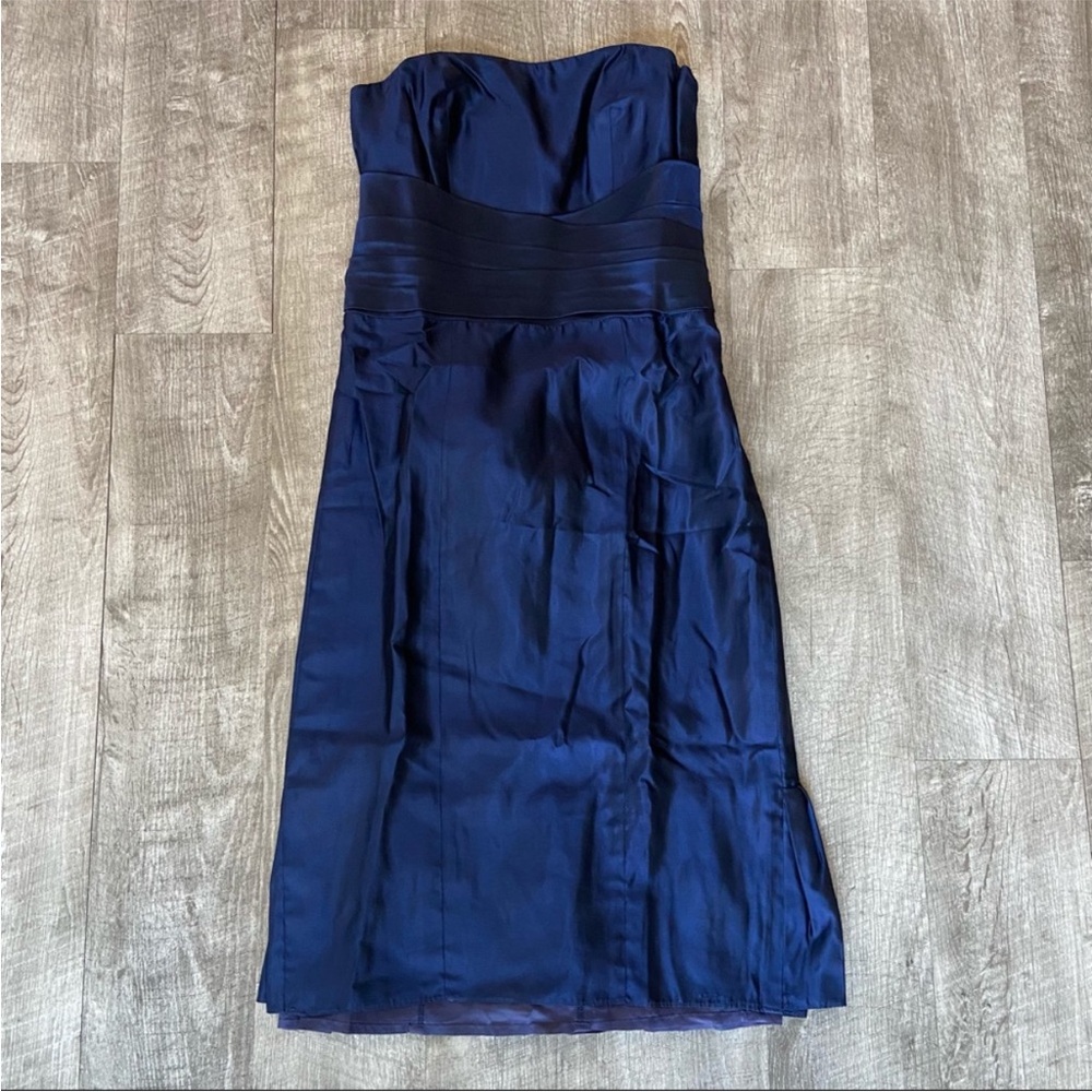 Vera Wang Strapless Bridesmaid Dress